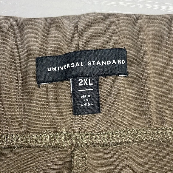 Universal Standard Pintuck Ponte Knit High Rise Elastic Waist Skinny Trouser 30 - Picture 8 of 10